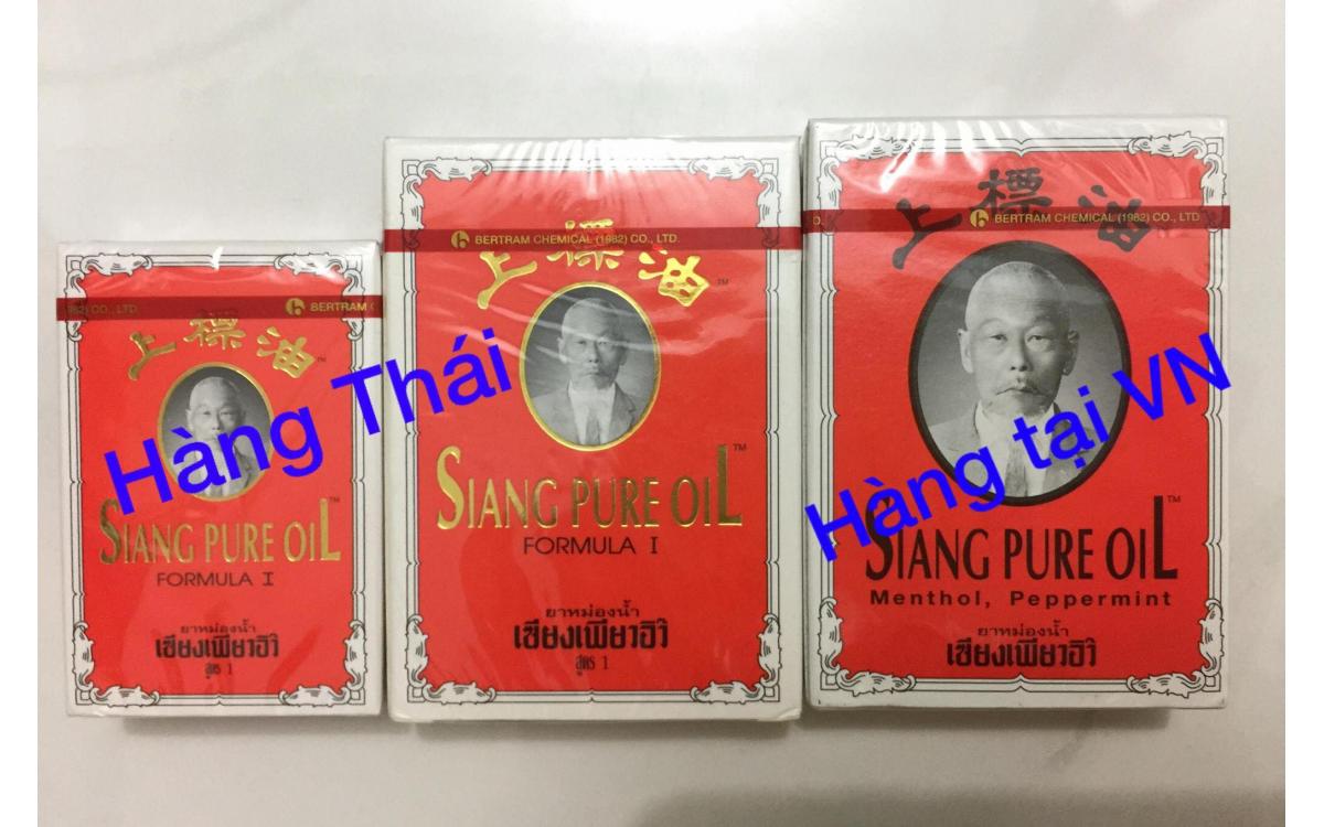 PHÂN BIỆT DẦU SIANG PURE THÁI (DẦU ÔNG GIÀ THÁI)